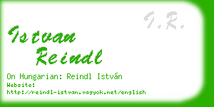 istvan reindl business card