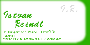 istvan reindl business card